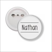 Button Met Speld 58 MM - Nathan