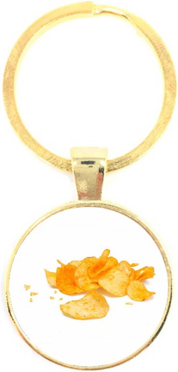 Sleutelhanger Glas - Chips