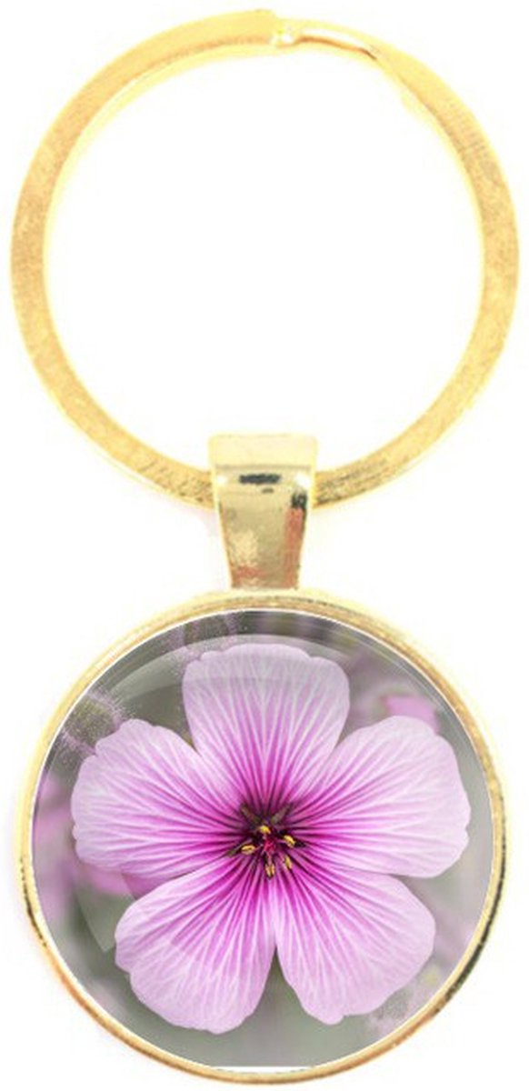 Sleutelhanger Glas - Bloem