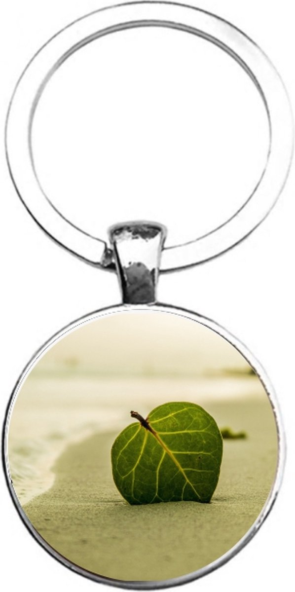 Sleutelhanger Glas - Strand