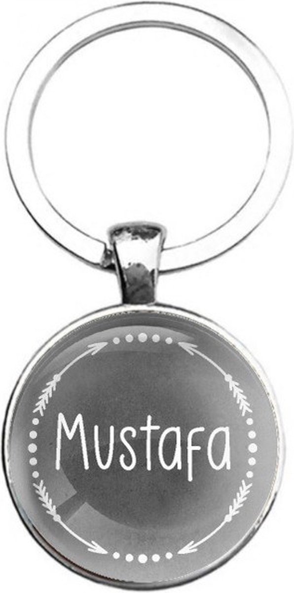 Sleutelhanger Glas - Mustafa