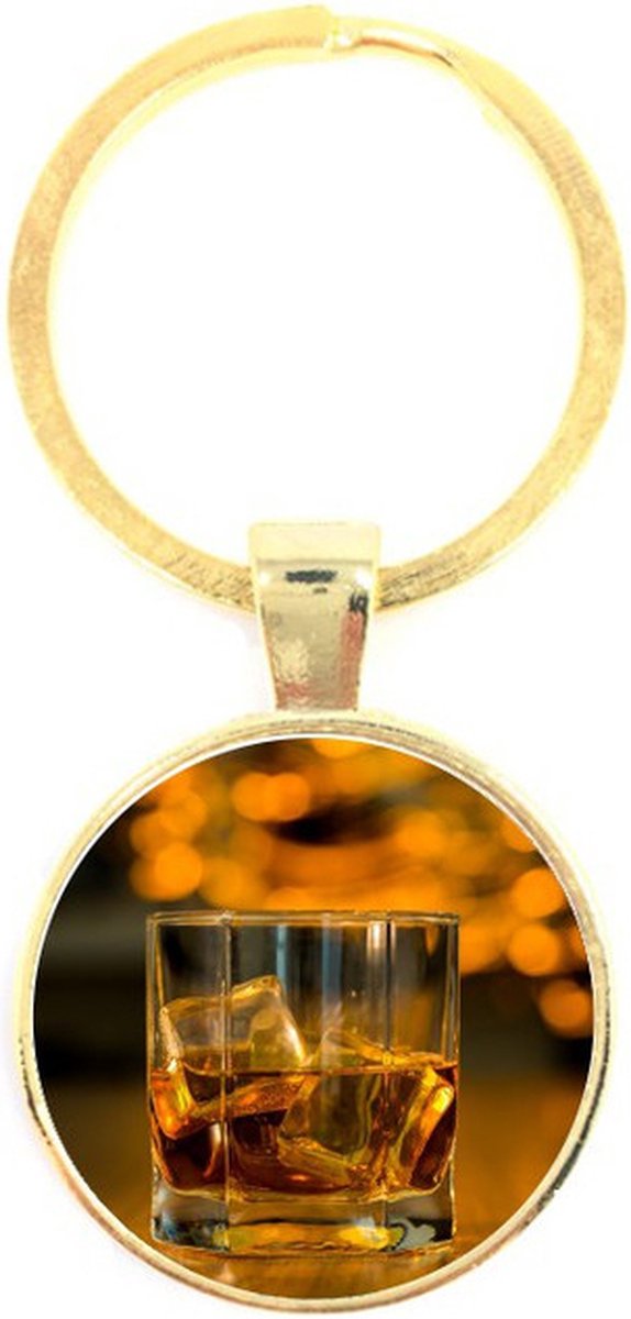 Sleutelhanger Glas - Whiskey