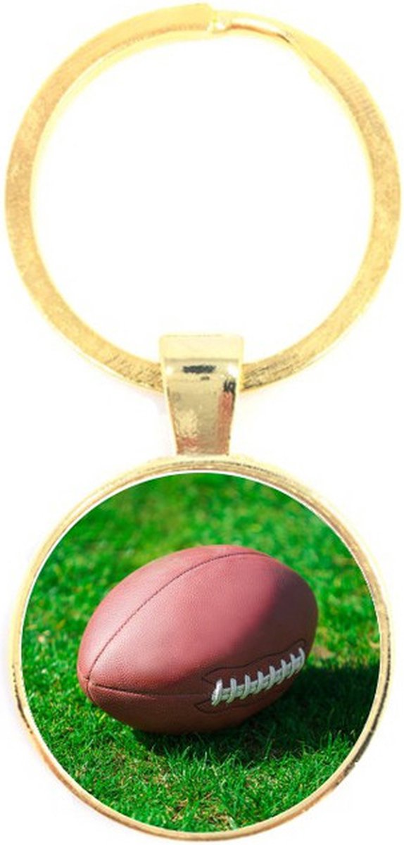 Sleutelhanger Glas - Rugby