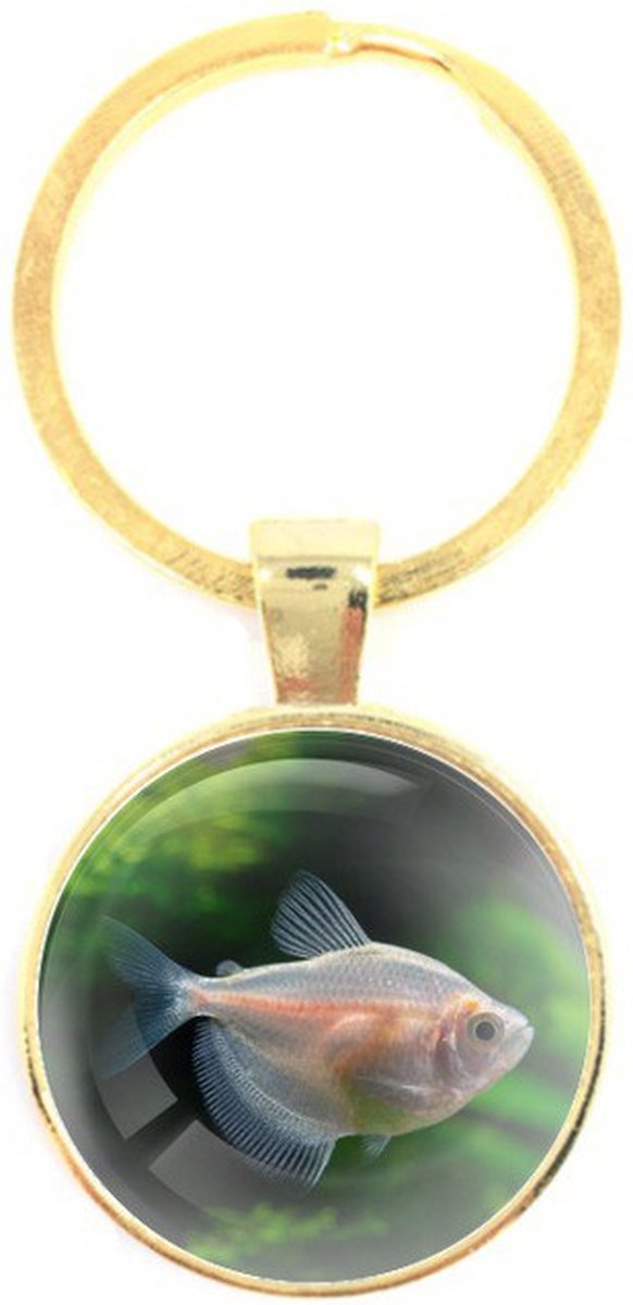 Sleutelhanger Glas - Vis