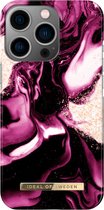 iDeal of Sweden hoesje voor iPhone 14 Pro - Backcover - Fashion Case - Golden Ruby Marble
