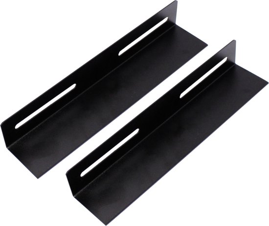 Easy Rack - 19 Universelles Rackschrank für Wandmontage oder Desktop - 5HE - 250mm Tiefe - Schwarz - Netzwerk-Schrank - Serverschrank - Studio Rack - 19 Zoll