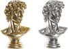 Decoratieve figuren DKD Home Decor Ziverachtig Gouden Hars Buste (24,5 x 17,5 x 36 cm) (2 Stuks)