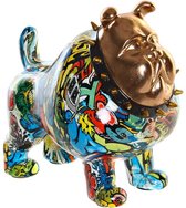 Decoratieve figuren DKD Home Decor Hars Hond (21 x 15.5 x 20.5 cm)