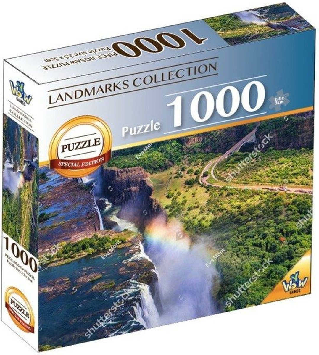 Puzzel World Landmarks - Victoria Falls 1000St