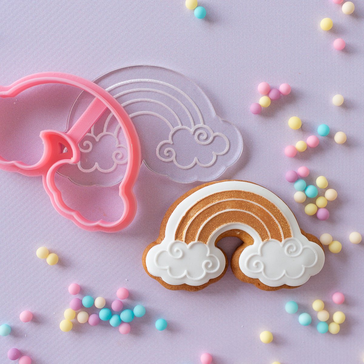Rainbow - Embosser met cookie cutter | Unicorn Serie