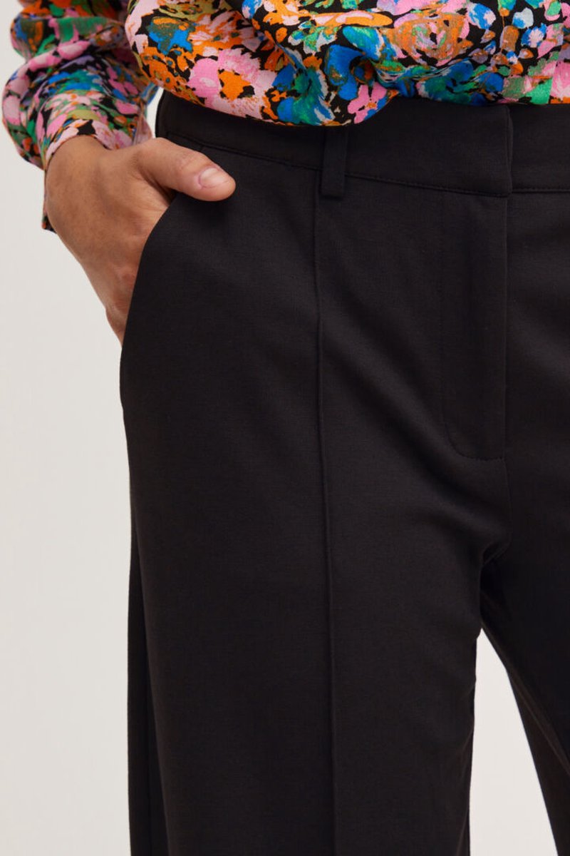 ICHI IHKATE SUS OFFICE PA - Pantalones Chinos - Black/negro - Zalando.es