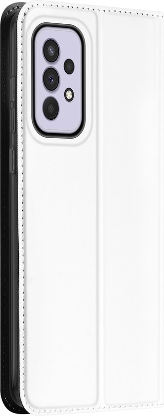 Telefoonhoesje Samsung Galaxy A33 5G Book Case Wit met Pashouder