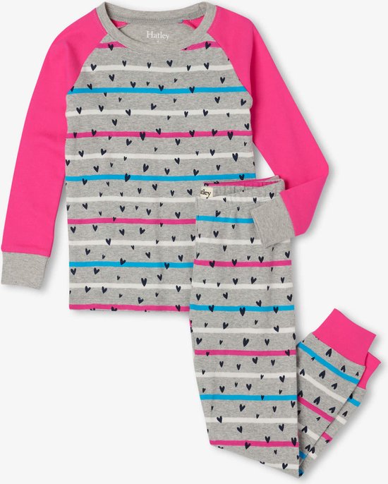 Hatley 2delige Meisjes Pyjama Confetti Hearts - 152