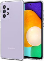 Samsung Galaxy A52s 5G Hoesje - Spigen - Liquid Crystal Serie - TPU Backcover - Crystal Clear - Hoesje Geschikt Voor Samsung Galaxy A52s 5G