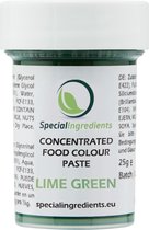 Geconcentreerde Voedingskleur Pasta - Limoen Groen - 25 gram