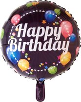 Folieballon - Happy birthday - 46cm