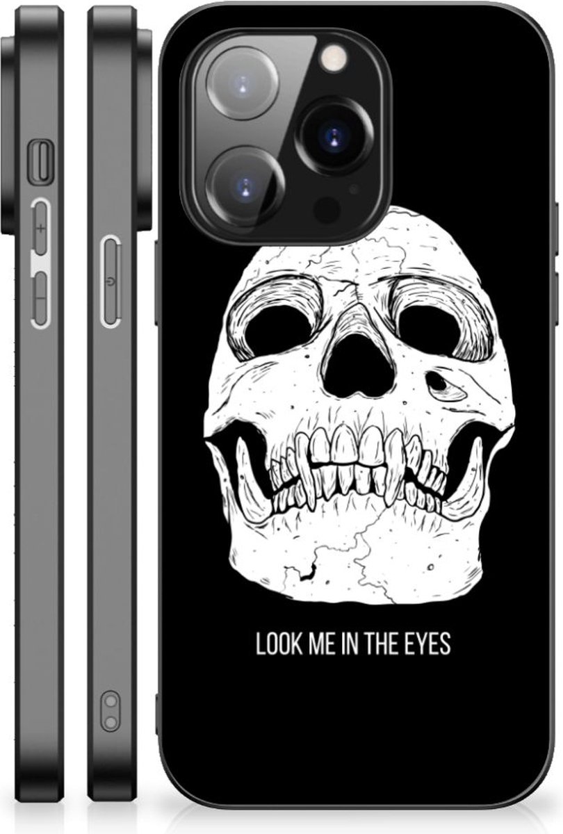Back Cover voor Telefoonhoesje iPhone 14 Pro Skull Eyes