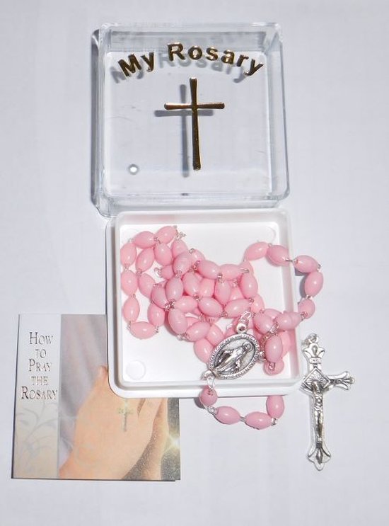 Rosaire avec boîte de rangement.