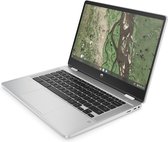 HP Chromebook x360 14b-cb0965nd 35,6 cm (14") Écran tactile Full HD Intel Pentium® Argent 8 GB LPDDR4-SDRAM 128 GB eMMC Wi-Fi 5 (802.11ac) Chrome OS Argent
