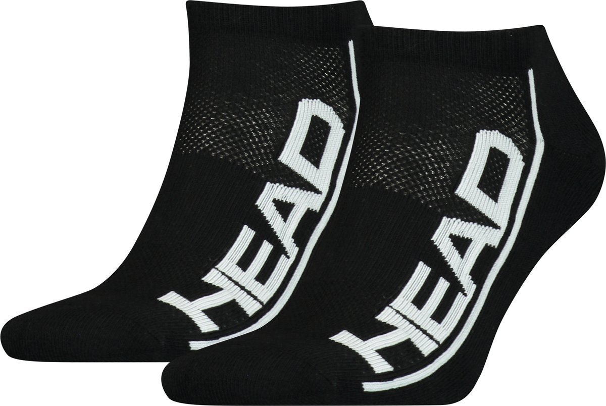 HEAD Sneakersokken Performance 2-pack -39/42 Zwart