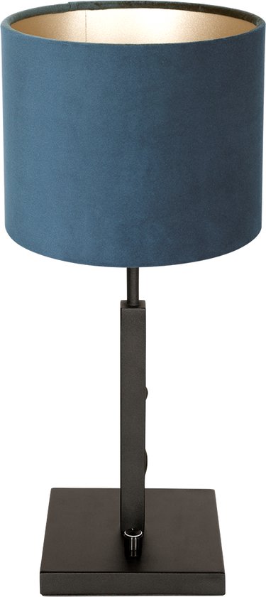 Steinhauer tafellamp Stang - zwart - metaal - 20 cm - E27 fitting - 8249ZW