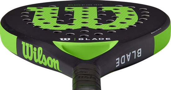 Wilson Blade Team V2 Racchetta Da Padel – Fibra Di Vetro, Nucleo EVA, Forma A Goccia, 370 G, Bilanciamento Alto