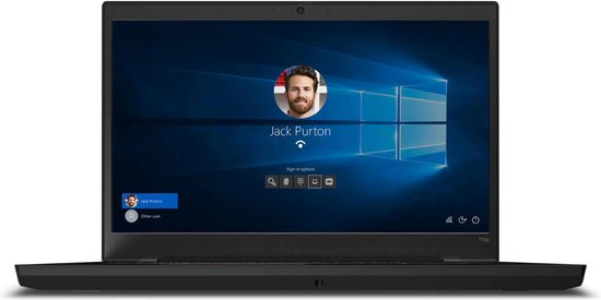Lenovo ThinkPad T15p Gen 1 Intel® Core™ i7 i7-10750H Laptop 39,6 cm (15.6") Full HD 16 GB DDR4-SDRAM 512 GB SSD NVIDIA® GeForce® GTX 1050 Wi-Fi 6 (802.11ax) Windows 10 Pro Zwart - Lenovo - Hoofdafbeelding