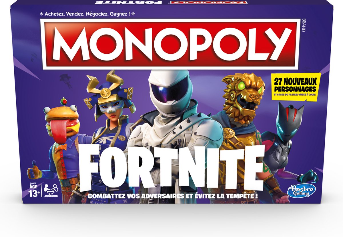 Jeu de société Monopoly Fortnite Nouvelle Edition - Jeu de stratégie -  Achat & prix