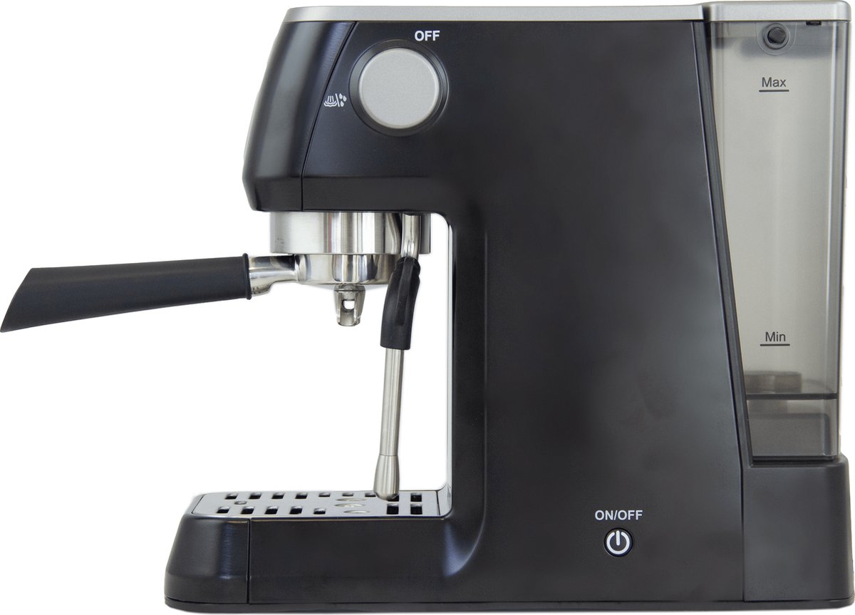 Afbeelding 2 van Solis Barista Perfetta Plus 1170 V2 Pistonmachine - Espressomachine - Koffiemachine met Bonen - Zwart