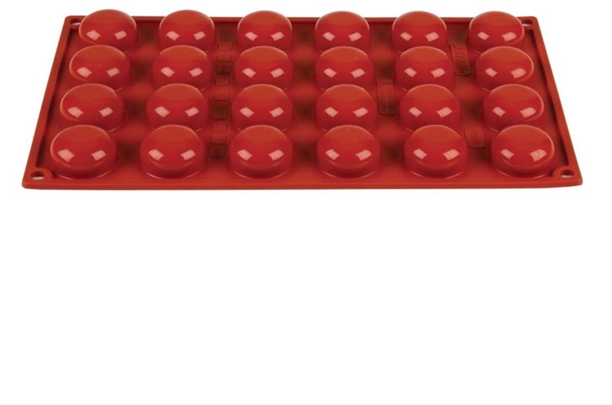 Pavoni Formaflex siliconen bakvorm 24 pomponettes