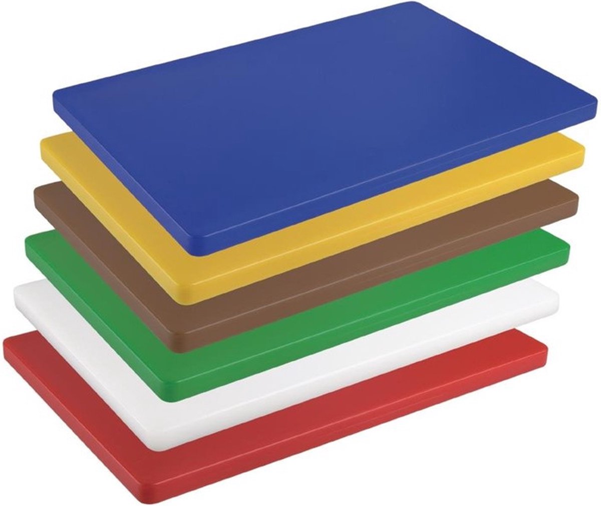Hygiplas LDPE Extra Dikke Snijplank Bruin 600x450x20mm HC874 - Dikke Plank - Horeca