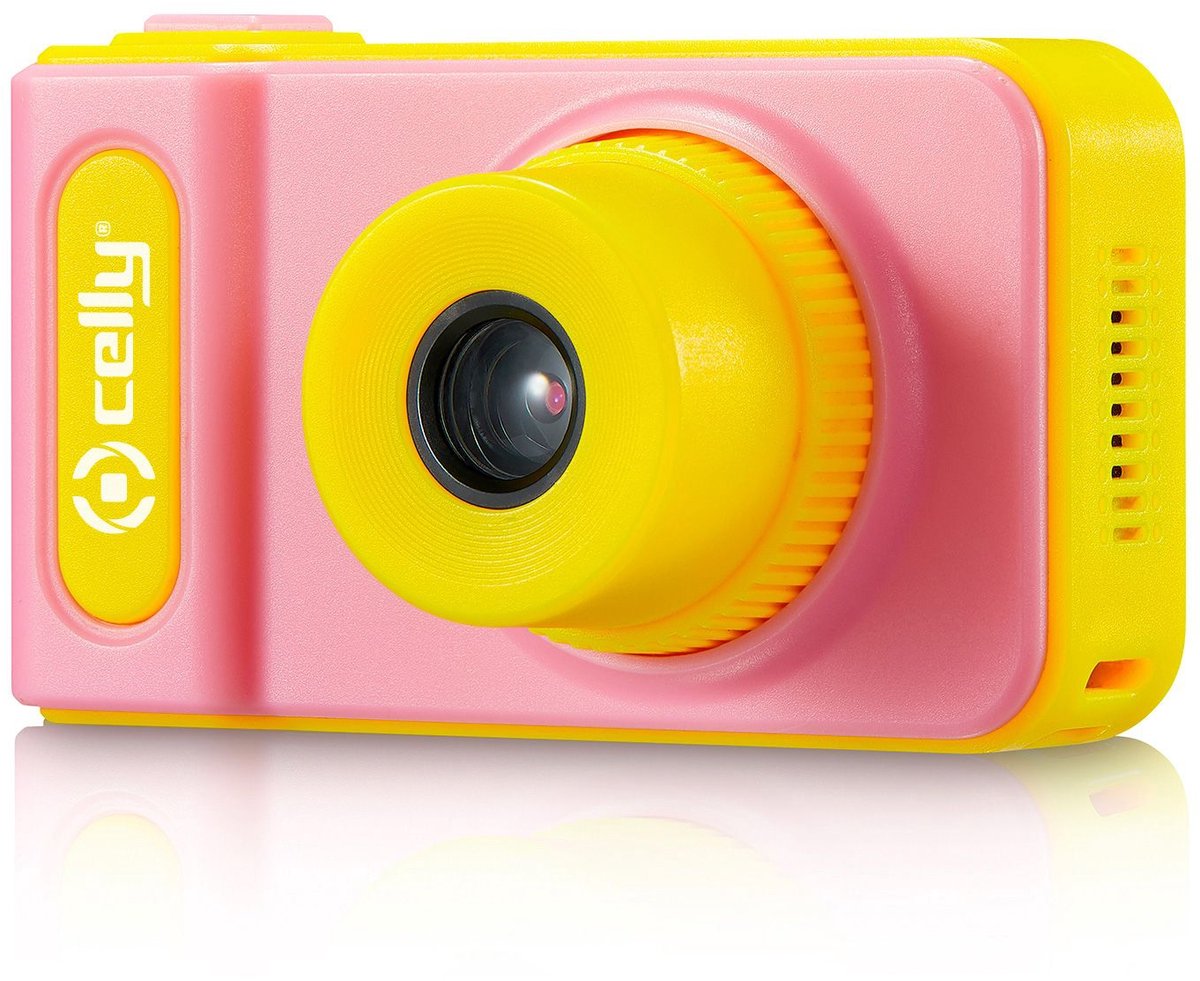Celly Camera Kids 8 X 4,5 X 5,5 Cm Microusb Roze/geel