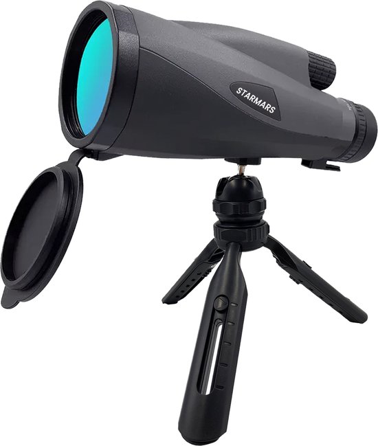 Starmars Monokijker - Verrekijker – Monoculair met Statief – 60 MM Lens -  12 X Zoom | bol.com