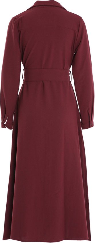 Damesjurk Burlesque Bordeaux Rood/Zwart Kopen