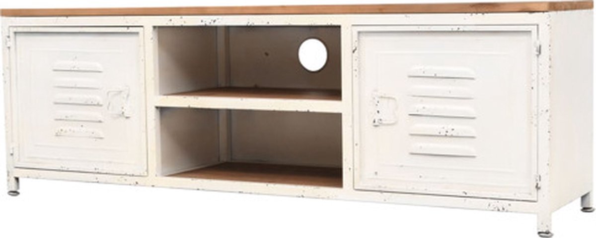 vidaXL - Tv-meubel - 120x30x40 - cm - wit
