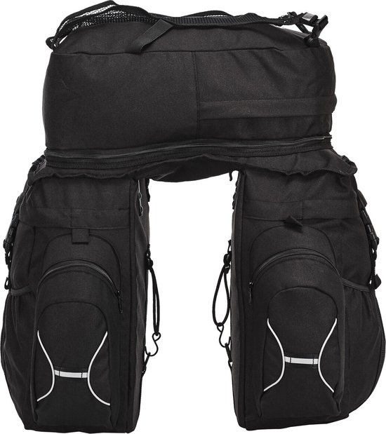 Red Cycling Products Elite Touring Set Double sac de transport de bagages noir bol