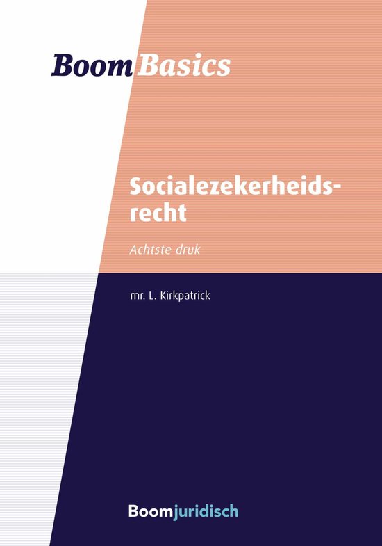 Boom Basics - Socialezekerheidsrecht - cover