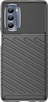 Cazy Motorola Moto G62 5G hoesje - TPU Grip Case - zwart