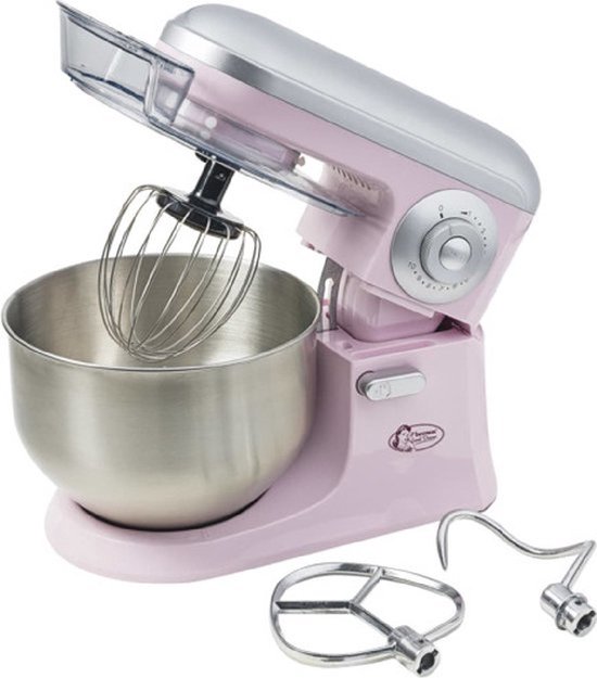 Bestron AS1200SDP Sweet Dreams Keukenmachine 1200w 240v Rvs Roze 4-delig van Bestron — afbeelding 4