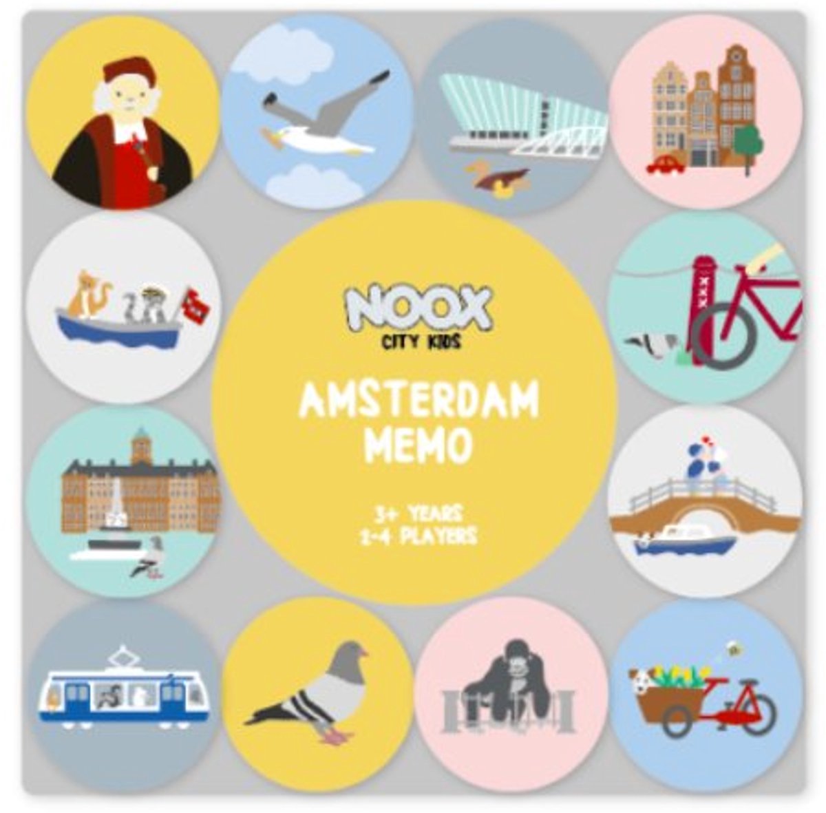 Memo Spel Amsterdam - fairly made - duurzaam cadeau