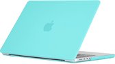 Mobigear Laptophoes geschikt voor Apple MacBook Pro 14 Inch (2021-2024) Hoes Hardshell Laptopcover MacBook Case | Mobigear Matte - Turquoise - Model A2442 / A2779 / A2918 / A2992