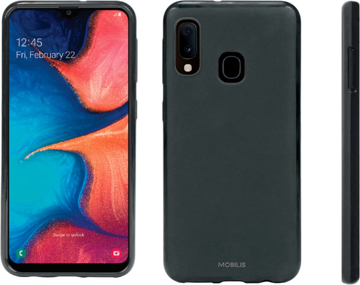Mobile cover Mobilis Black Samsung Galaxy A20E