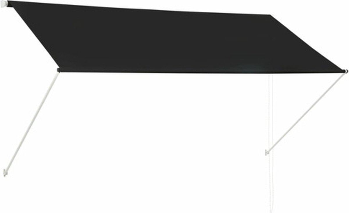 Bol.com vidaXL - Luifel - uittrekbaar - 250x150 - cm - antraciet aanbieding