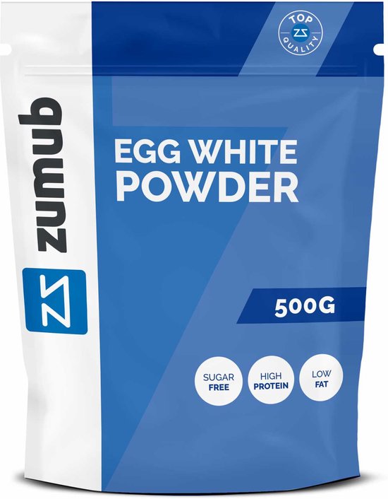 Protein Poeder Egg White Poeder 500g Zumub Neutraal