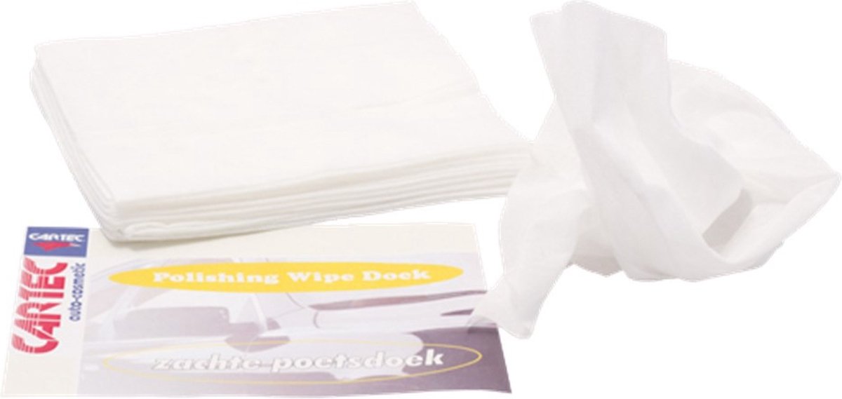 Goedkoopste Cartec Polishing wipe doek - Wit
