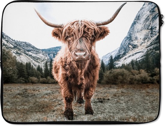 Housse ordinateur 15 pouces - Scottish Highlander - Berg - Animaux - Housse ordinateur
