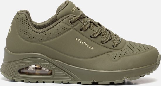 Skechers Uno - Stand On Air - Dames Sneakers - Olijfgroen