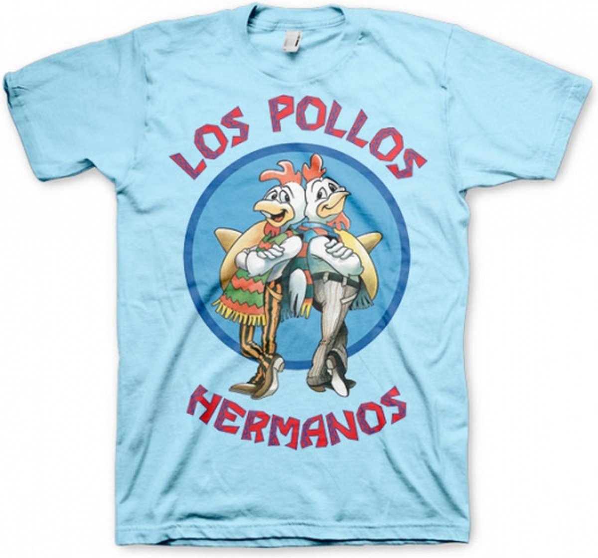 T-shirt Breaking Bad Los Pollos blauw S
