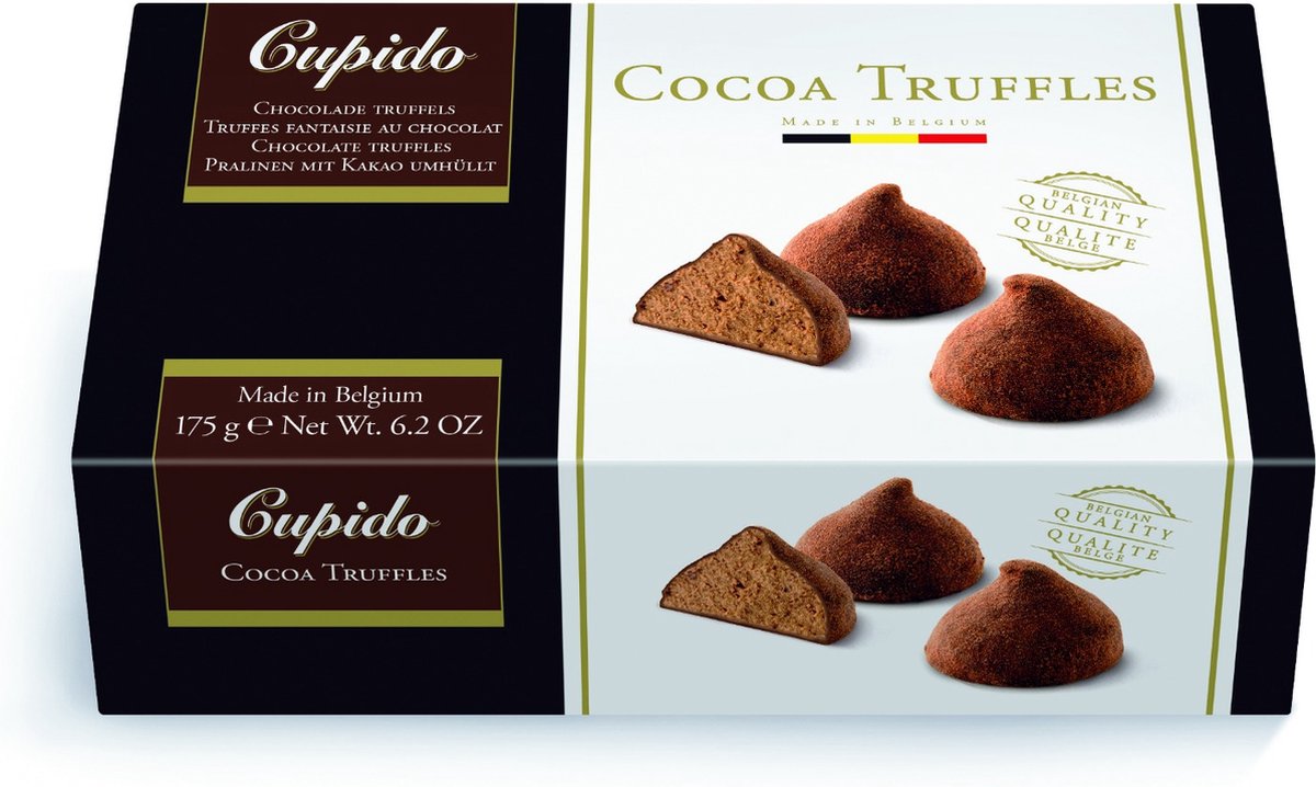 Cupido Chocolade Cacao Truffels 12 x 175 gram