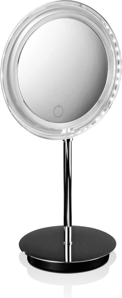 Decor Walther vergrootspiegel BS 15 TOUCH x5 staand verlicht sensor chroom